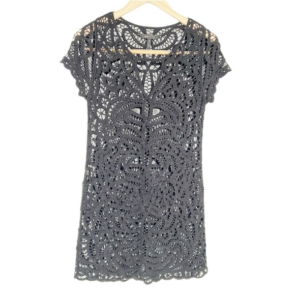 BCBG MaxAzria‎ Black Crochet Mini dress - Picture 1 of 12